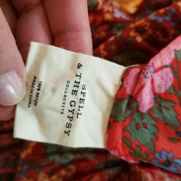 Spell Designs Desert Daisy Maxi Skirt Tulip - Picture 8 of 8